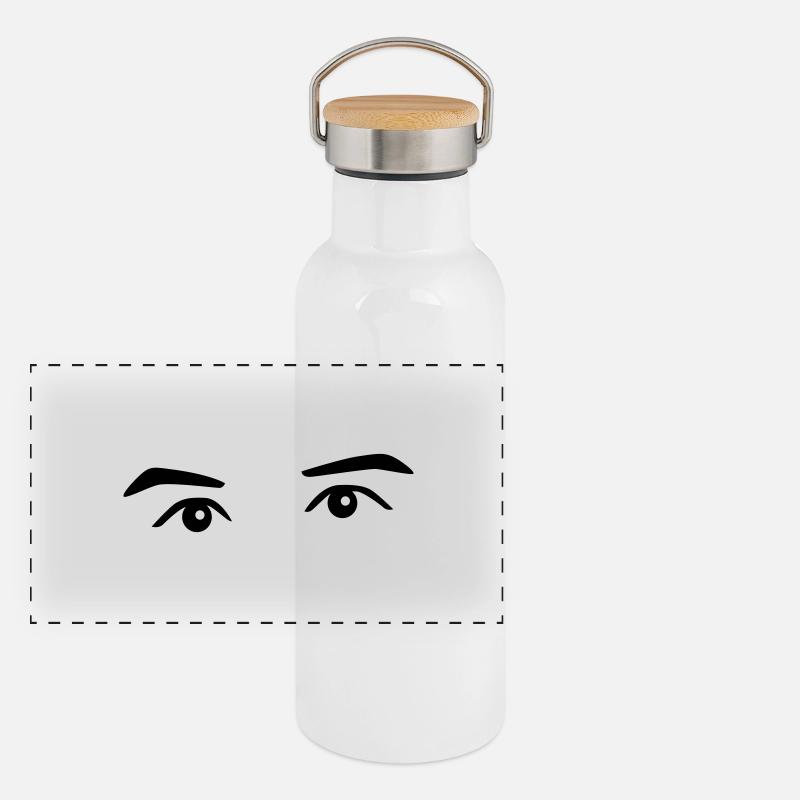 eyes Panorama Thermosflasche mit Bambusdeckel