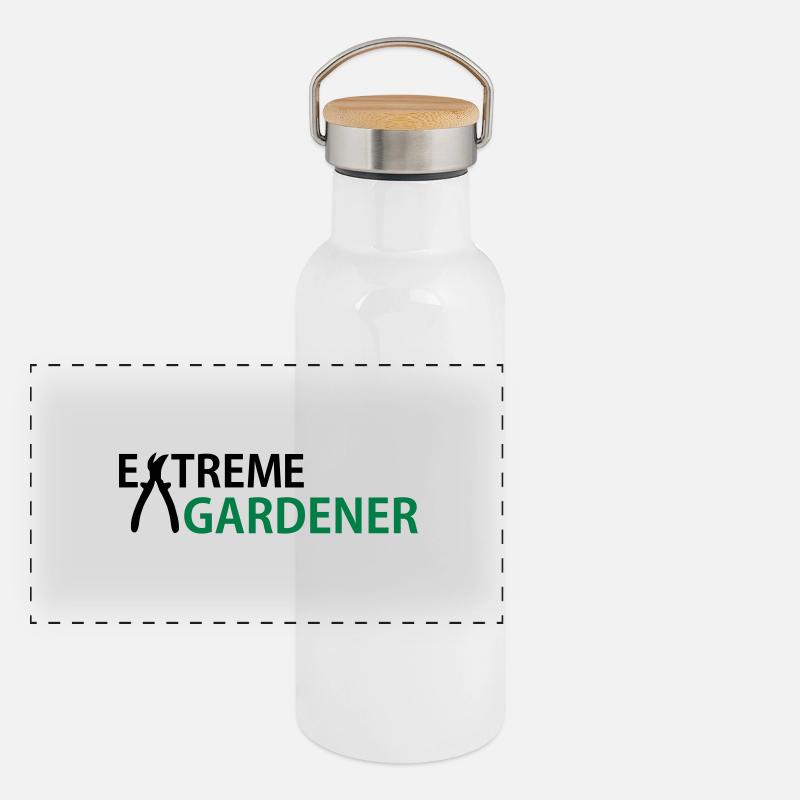 garten Panorama Thermosflasche mit Bambusdeckel