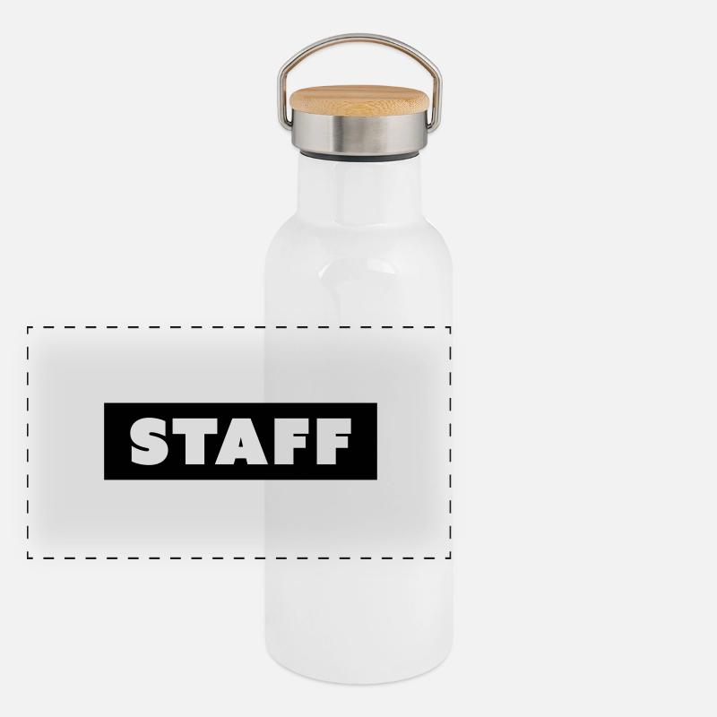 STAFF Panorama Thermosflasche mit Bambusdeckel