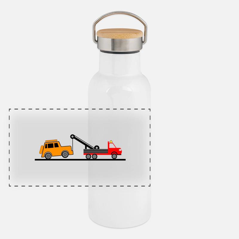 Camion Gourde isotherme avec bouchon en bambou