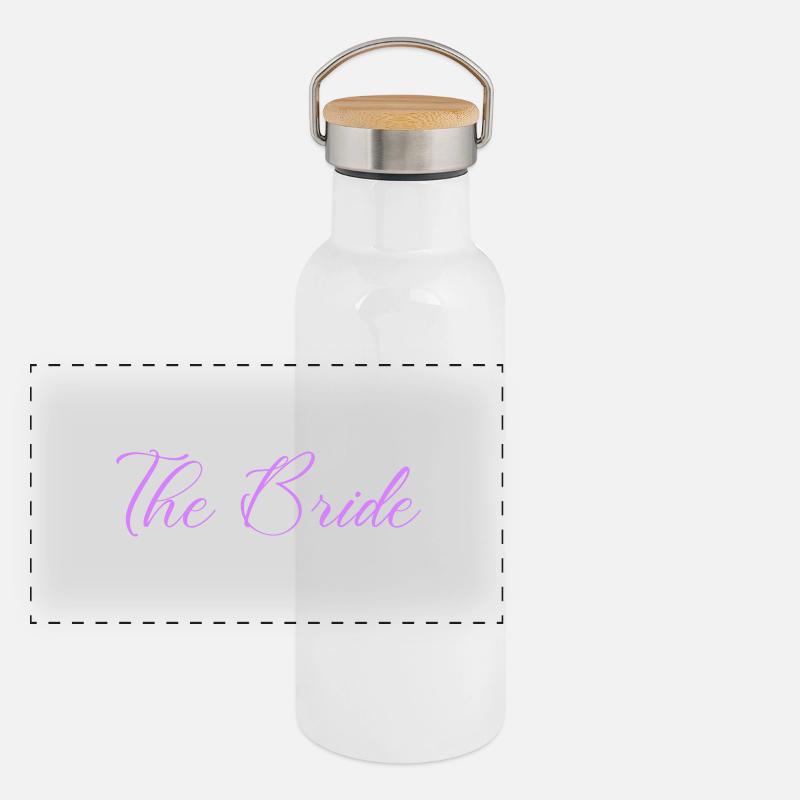 the bride Panoramic Thermal Bottle with Bamboo Lid