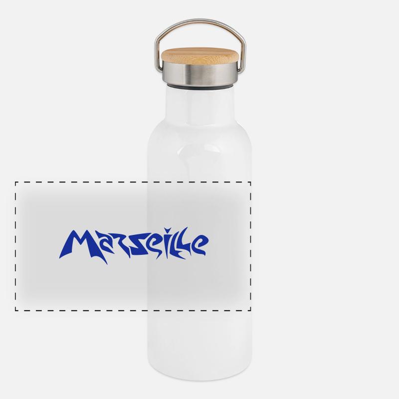 Marseilles Panoramic Thermal Bottle with Bamboo Lid