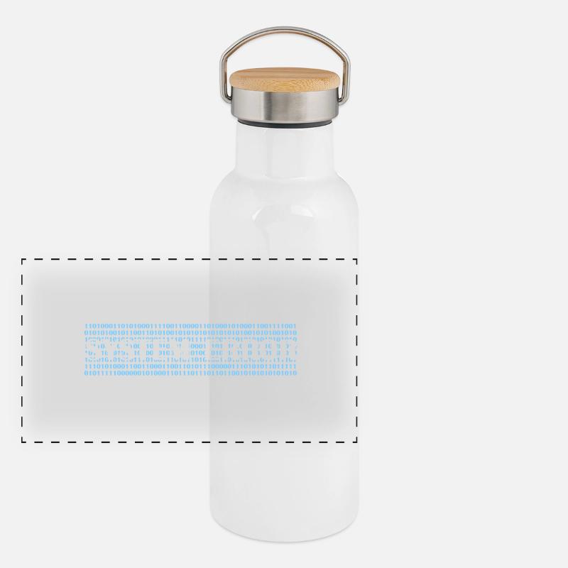 ERROR Panorama Thermosflasche mit Bambusdeckel