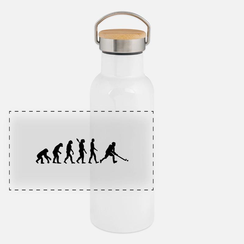 Evolution Hockey Panorama Thermosflasche mit Bambusdeckel