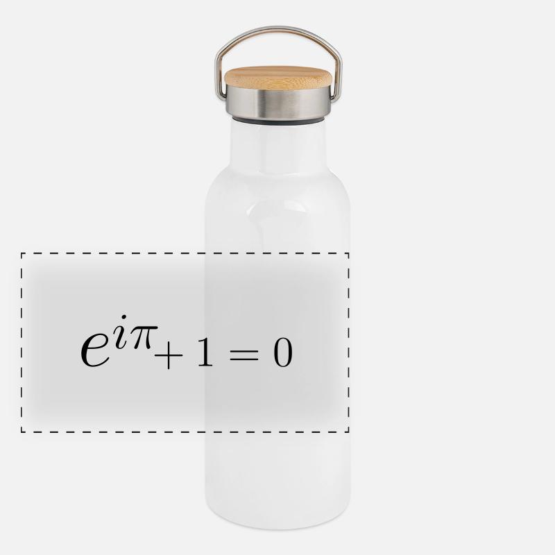 Formule d'Euler Gourde isotherme avec bouchon en bambou