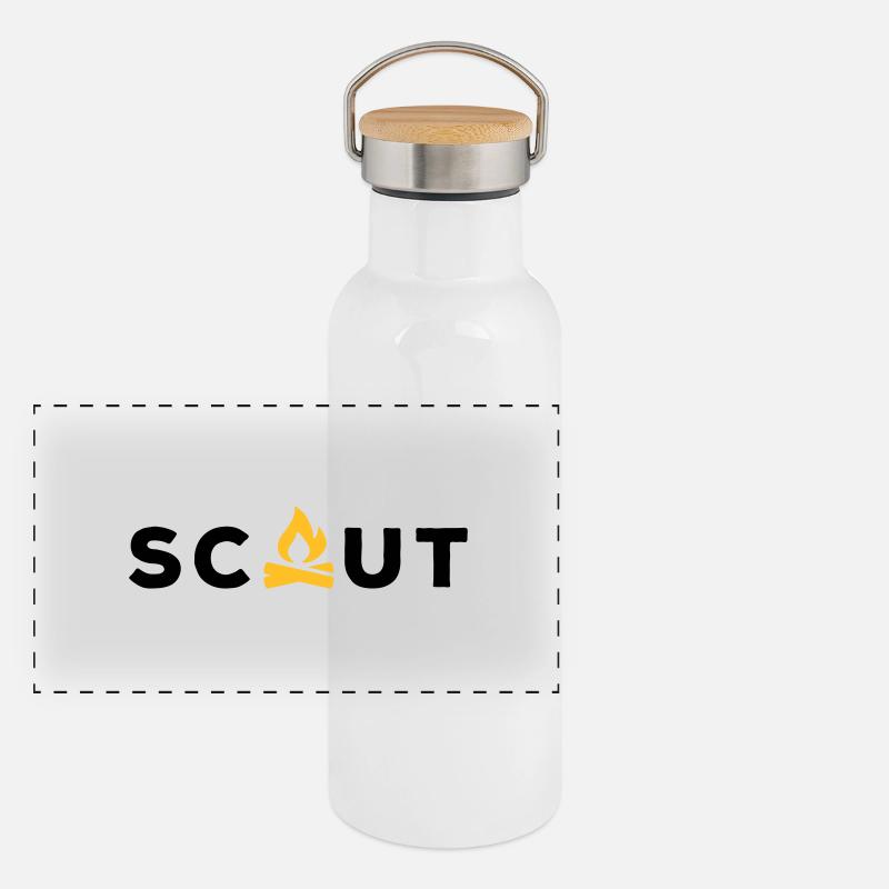 Scout Panorama Thermosflasche mit Bambusdeckel