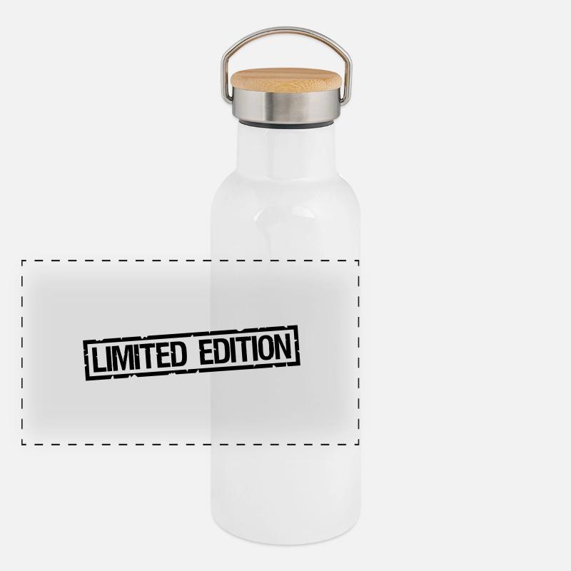 Limited Edition Print Gourde isotherme avec bouchon en bambou