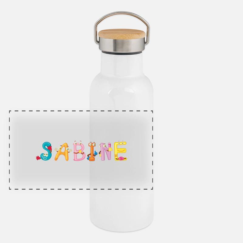Sabine Panorama Thermosflasche mit Bambusdeckel