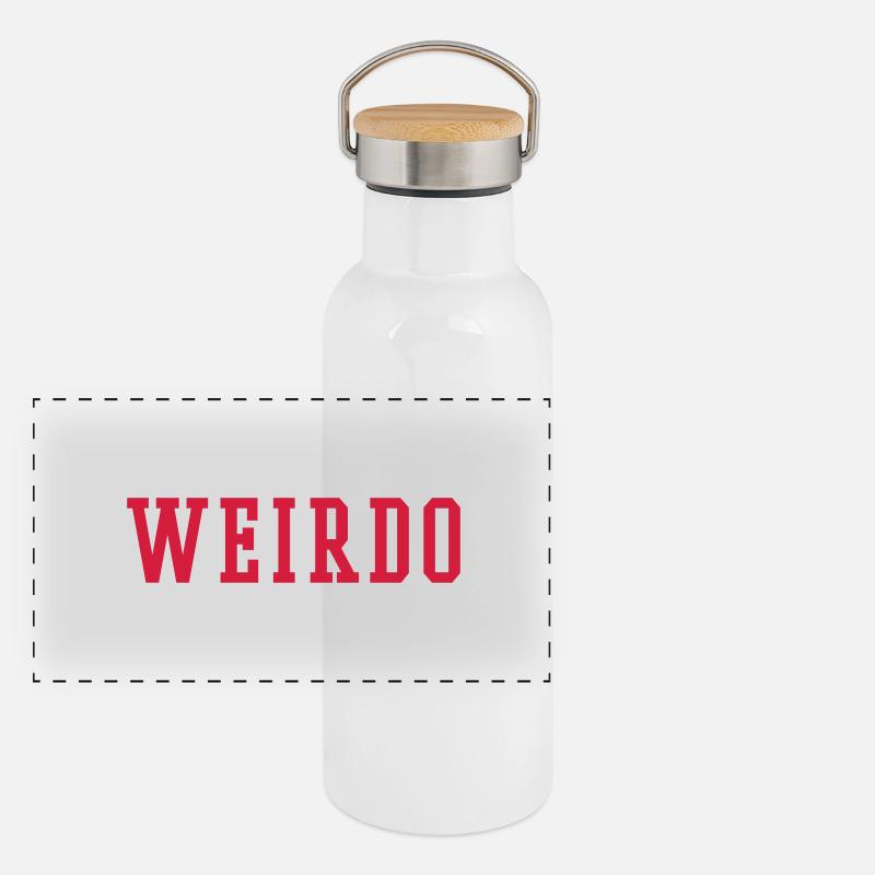 Weirdo Panoramic Thermal Bottle with Bamboo Lid