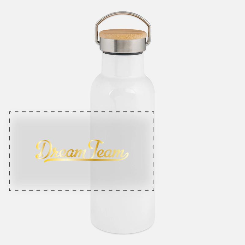 Dream Team Panoramic Thermal Bottle with Bamboo Lid