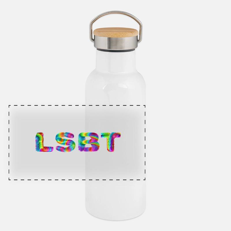 LSBT Panorama Thermosflasche mit Bambusdeckel