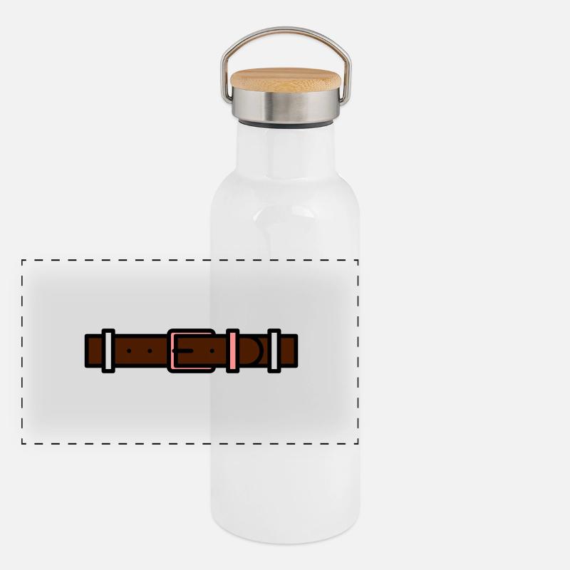 ceinture Gourde isotherme avec bouchon en bambou