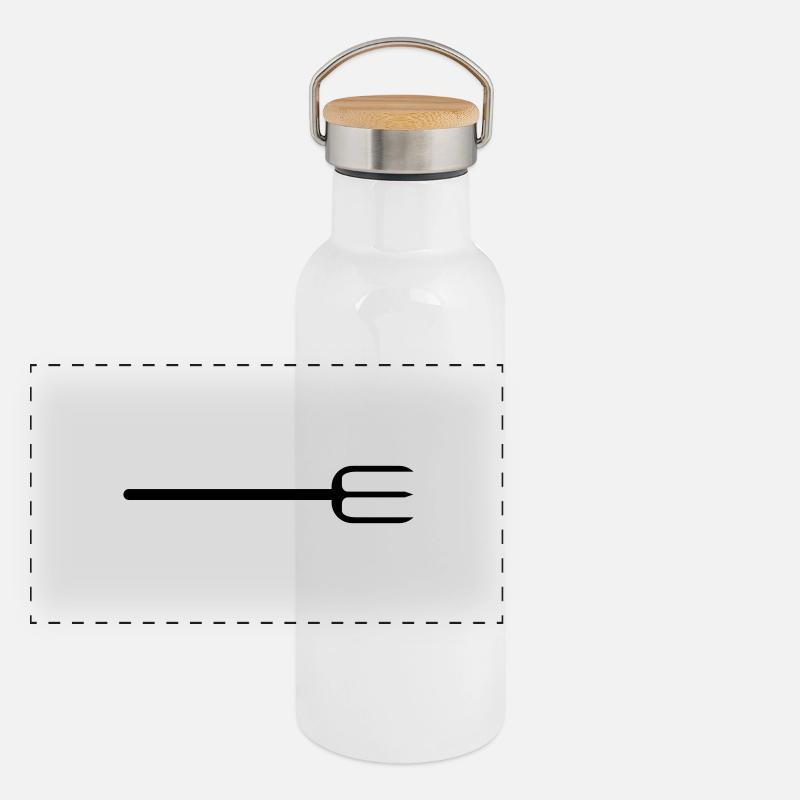 mistgabel Panorama Thermosflasche mit Bambusdeckel