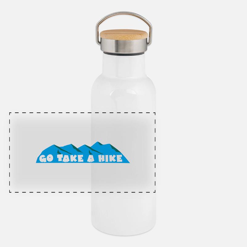 take a hike Gourde isotherme avec bouchon en bambou