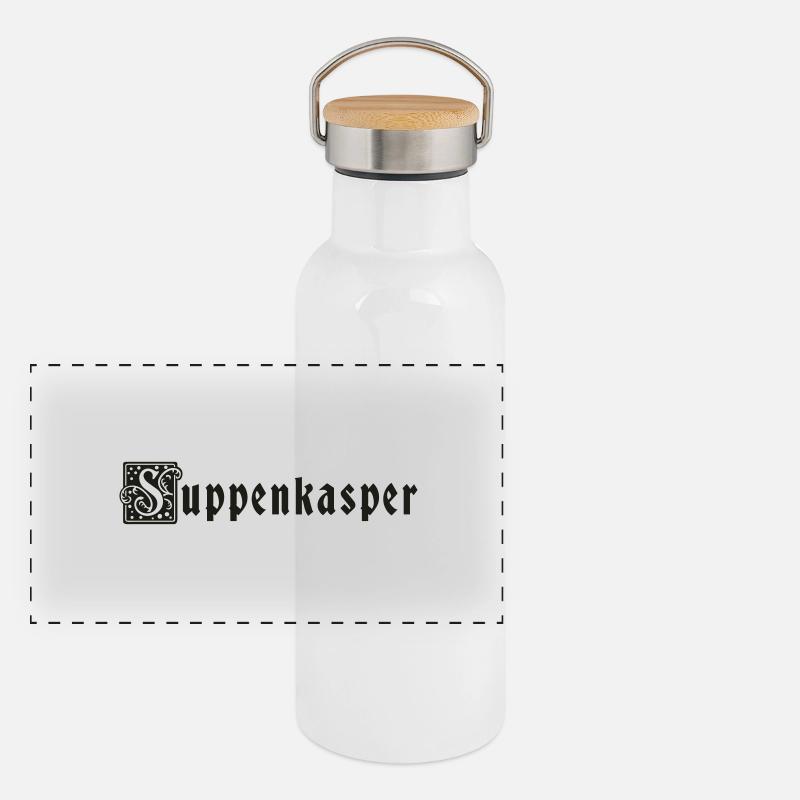 soup kasper Panoramic Thermal Bottle with Bamboo Lid