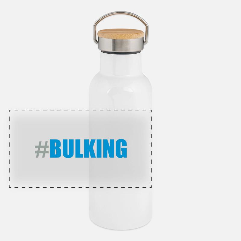 #bulking Panorama Thermosflasche mit Bambusdeckel