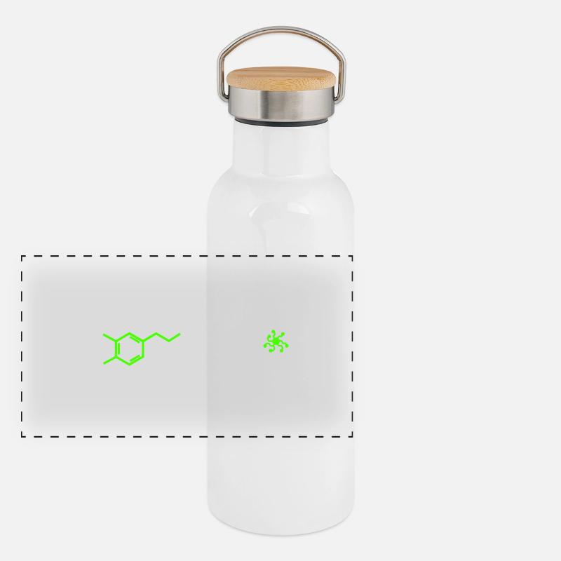 DOPAMINE Gourde isotherme avec bouchon en bambou