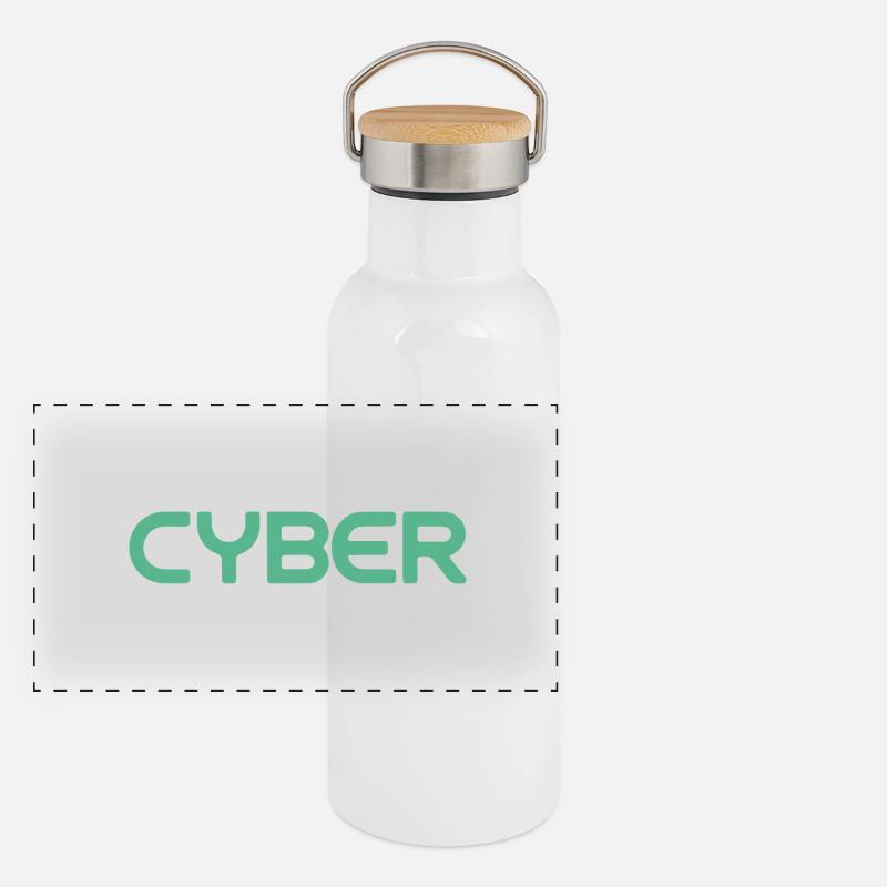 CYBER Panoramic Thermal Bottle with Bamboo Lid