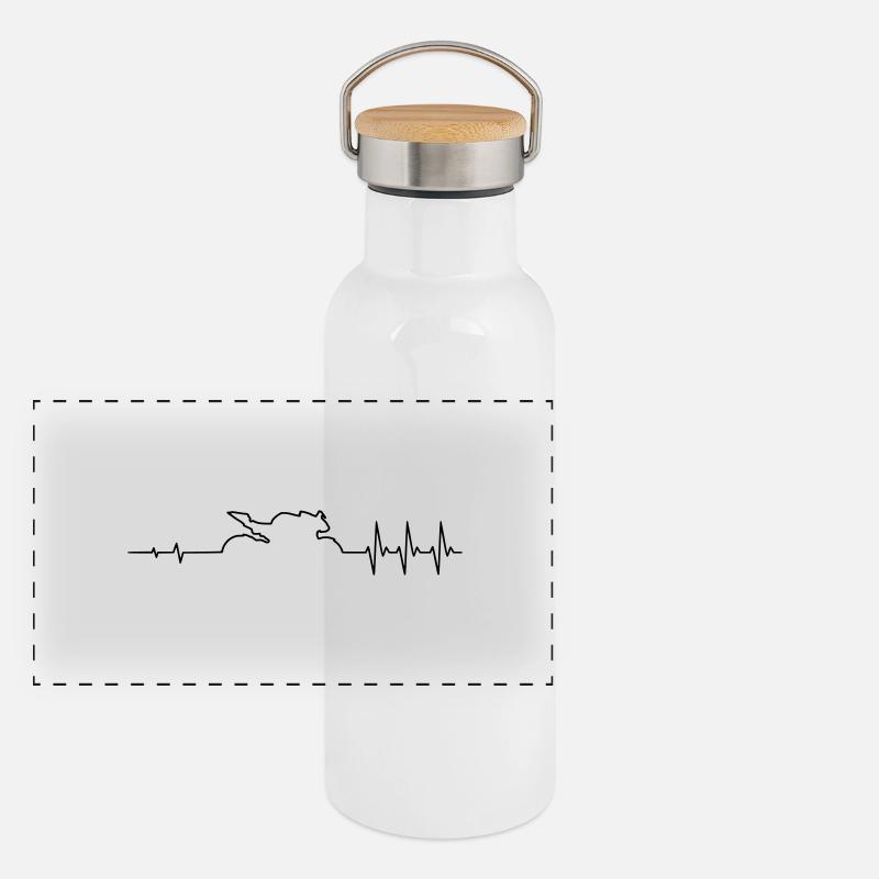 Puls Streetfighter Panorama Thermosflasche mit Bambusdeckel