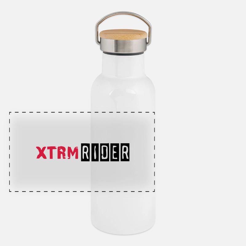 xtrm_rider_vec_2fr Gourde isotherme avec bouchon en bambou
