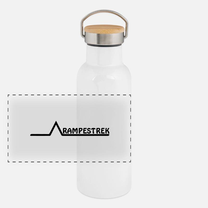 Ramp line Panoramic Thermal Bottle with Bamboo Lid