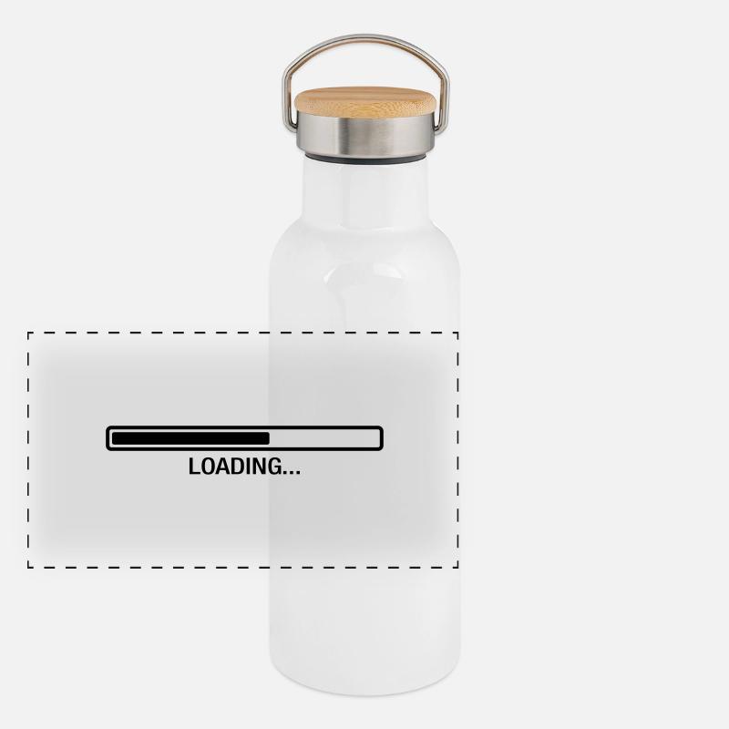 loading_bar_f1 Panorama Thermosflasche mit Bambusdeckel