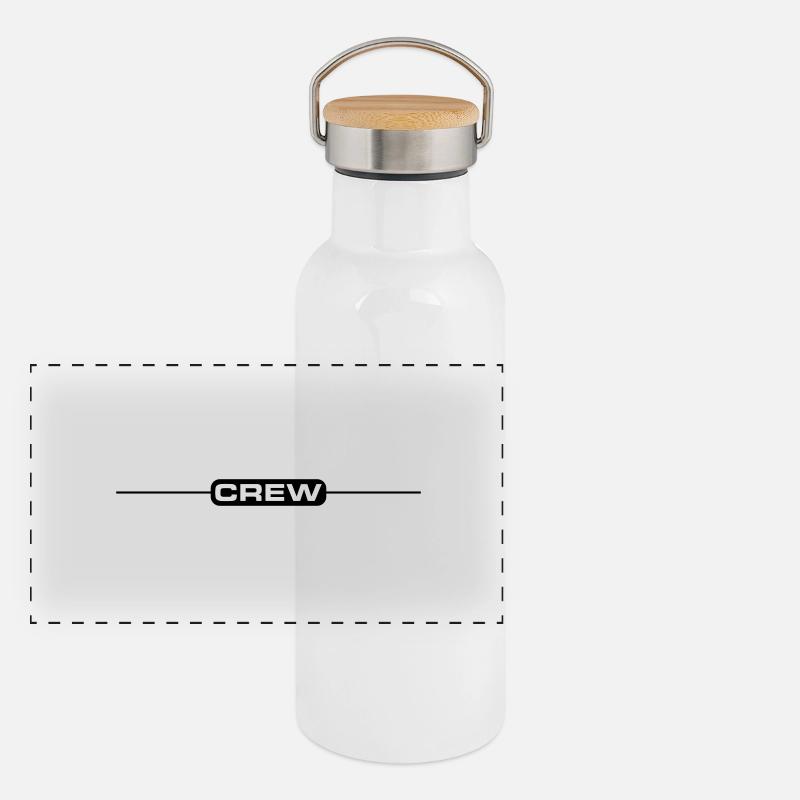 équipage Gourde isotherme avec bouchon en bambou