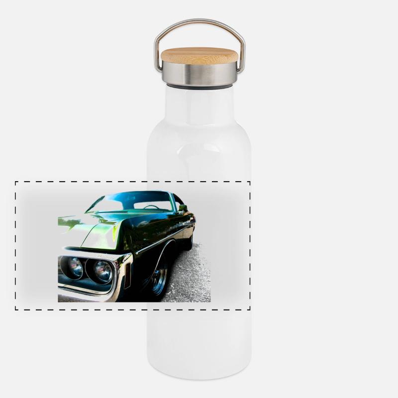 Dodge Panoramic Thermal Bottle with Bamboo Lid