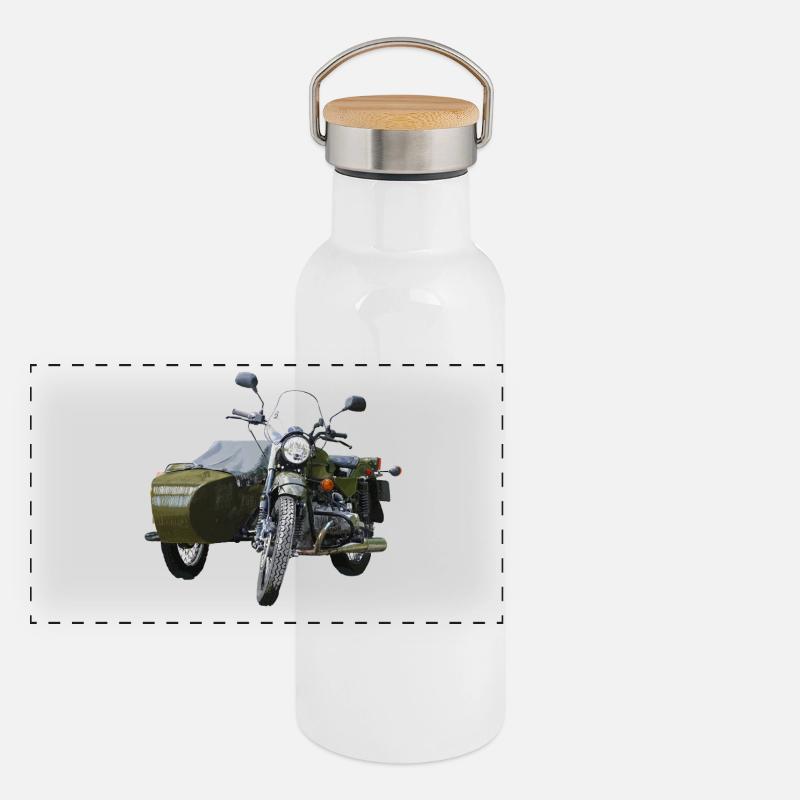 ural Gourde isotherme avec bouchon en bambou