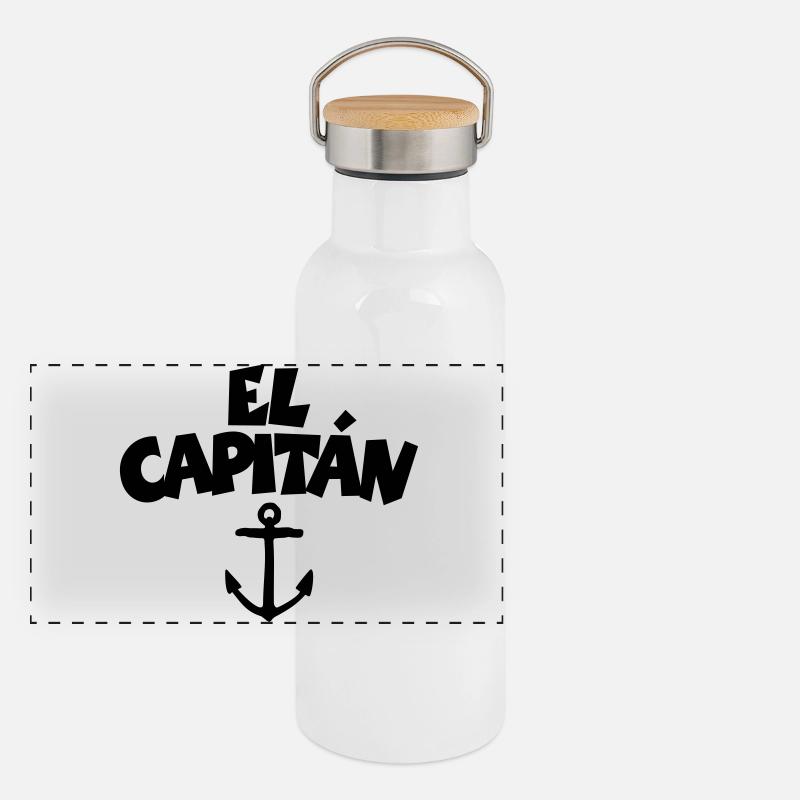 El Capitán Anchor (EU) Panoramic Thermal Bottle with Bamboo Lid