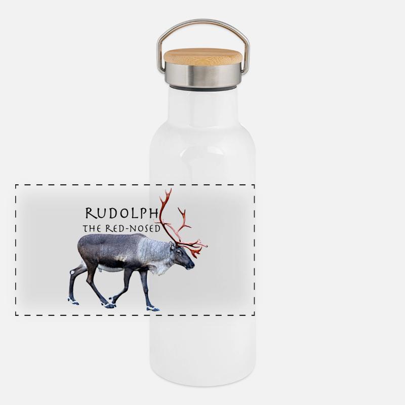 Rudolph Panorama Thermosflasche mit Bambusdeckel