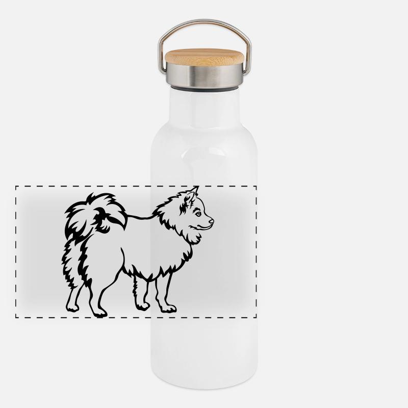 Tranchant Gourde isotherme avec bouchon en bambou