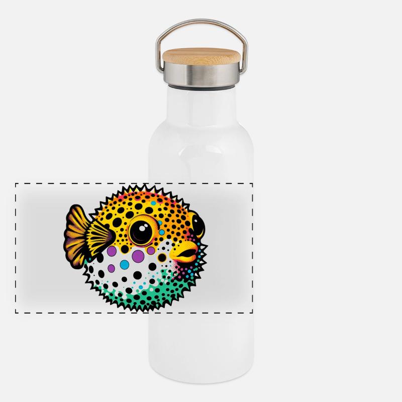 Blowfish Gourde isotherme avec bouchon en bambou