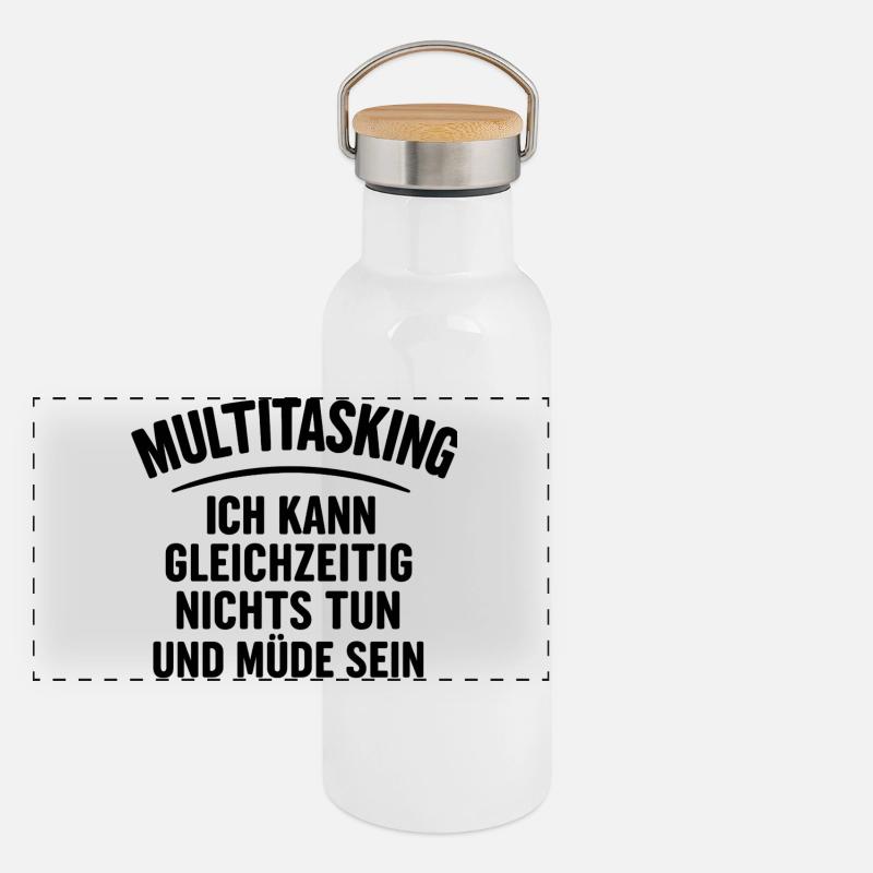 multitasking Panoramic Thermal Bottle with Bamboo Lid