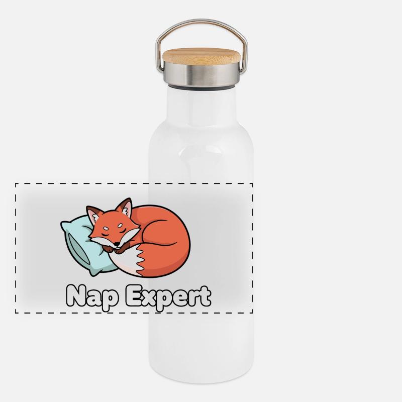 Nap expert Fuchs Panoramic Thermal Bottle with Bamboo Lid