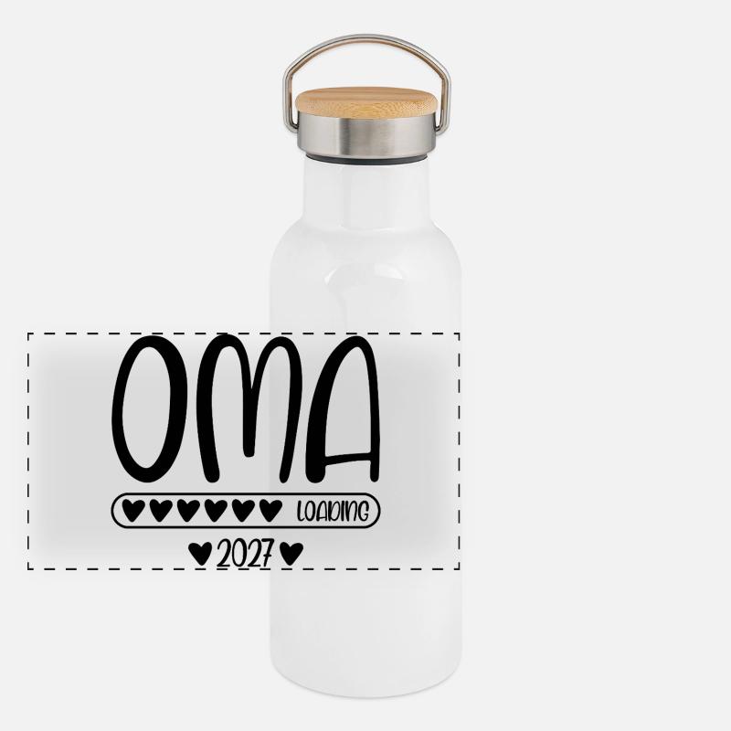 Grandma 2027 loading Panoramic Thermal Bottle with Bamboo Lid