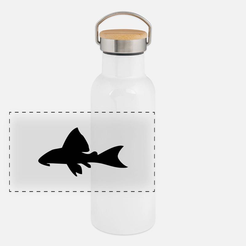 Catfish Panoramic Thermal Bottle with Bamboo Lid