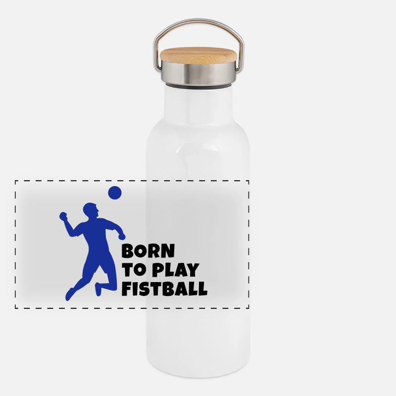 Fistball Panoramic Thermal Bottle with Bamboo Lid