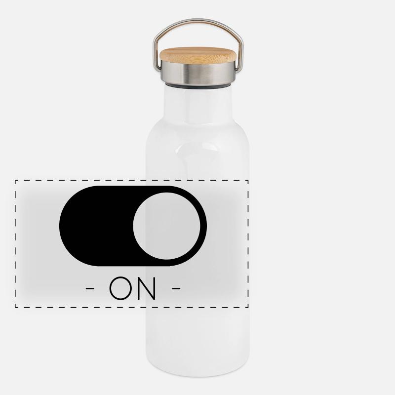 ON Panoramic Thermal Bottle with Bamboo Lid