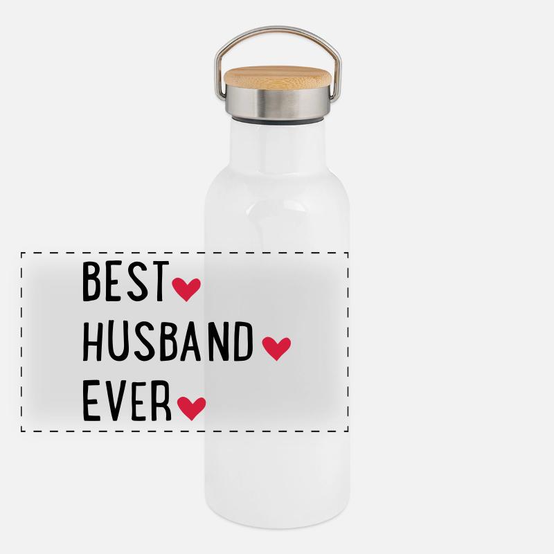 Husband Panoramic Thermal Bottle with Bamboo Lid
