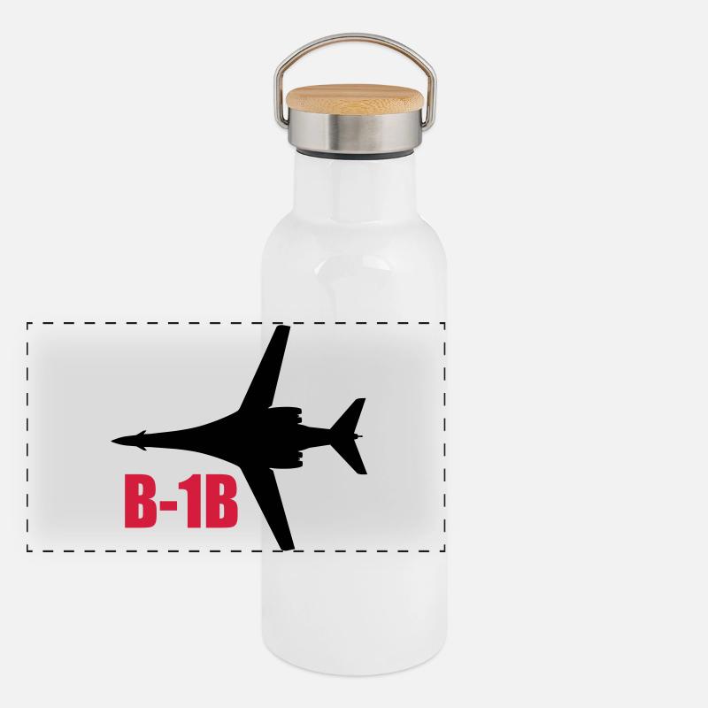bomber Panoramic Thermal Bottle with Bamboo Lid