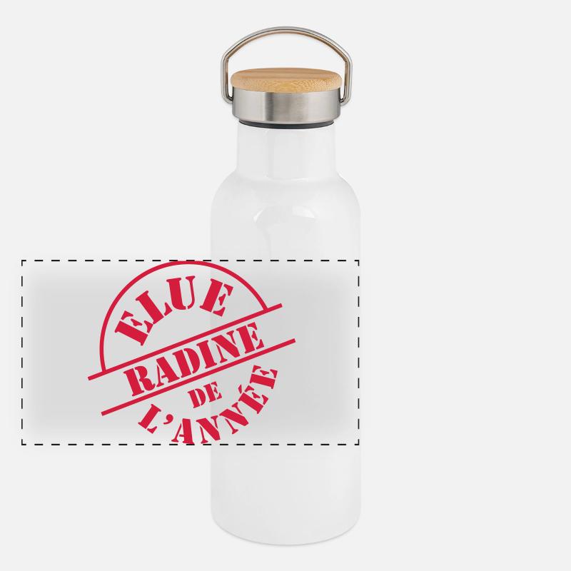 Radine Gourde isotherme avec bouchon en bambou