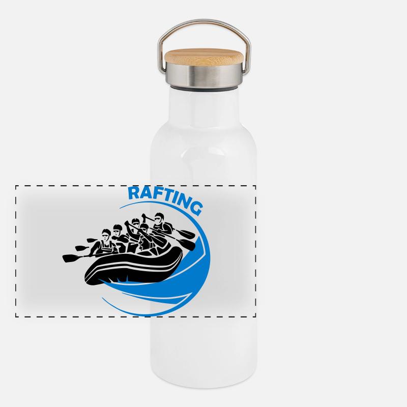 Rafting Gourde isotherme avec bouchon en bambou