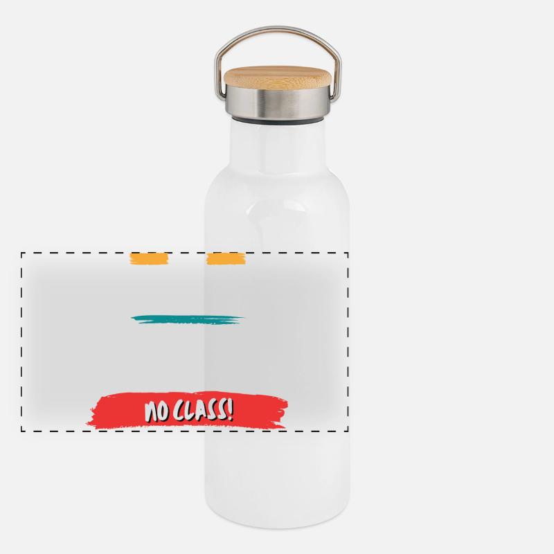 Like School In July No Class Panoramic Thermal Bottle with Bamboo Lid