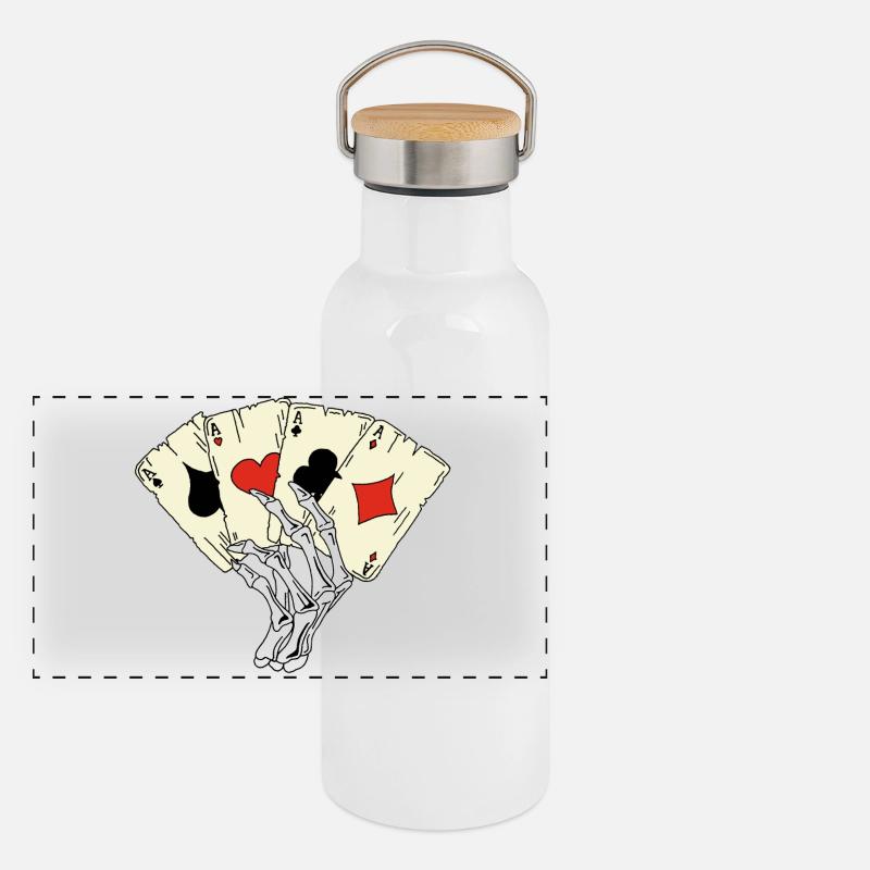 Deadly game Panoramic Thermal Bottle with Bamboo Lid