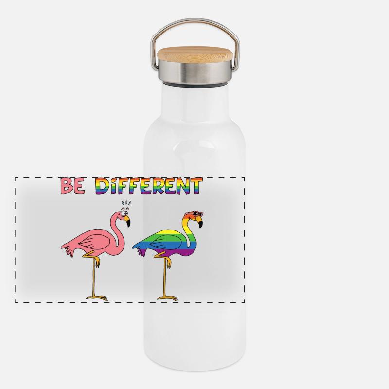 differ Panoramic Thermal Bottle with Bamboo Lid
