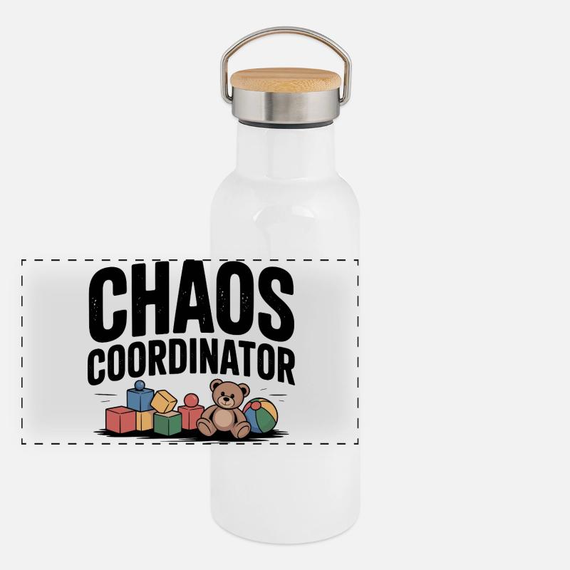 coordinateur du chaos Gourde isotherme avec bouchon en bambou