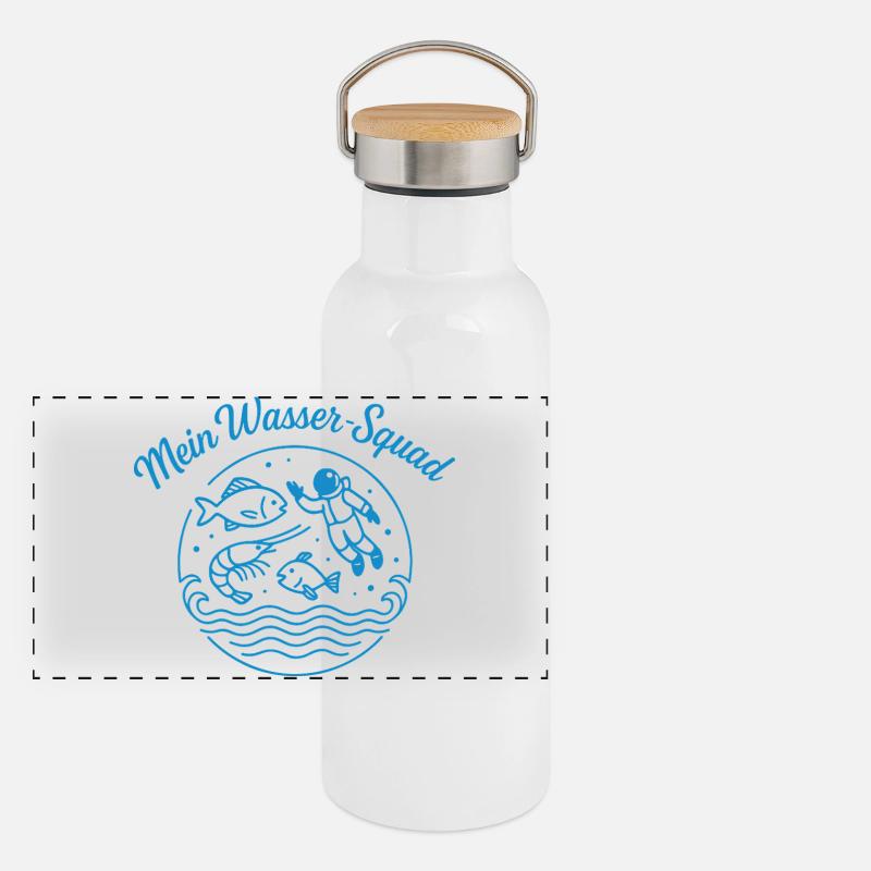 Mein Wassertrupp Panorama Thermosflasche mit Bambusdeckel