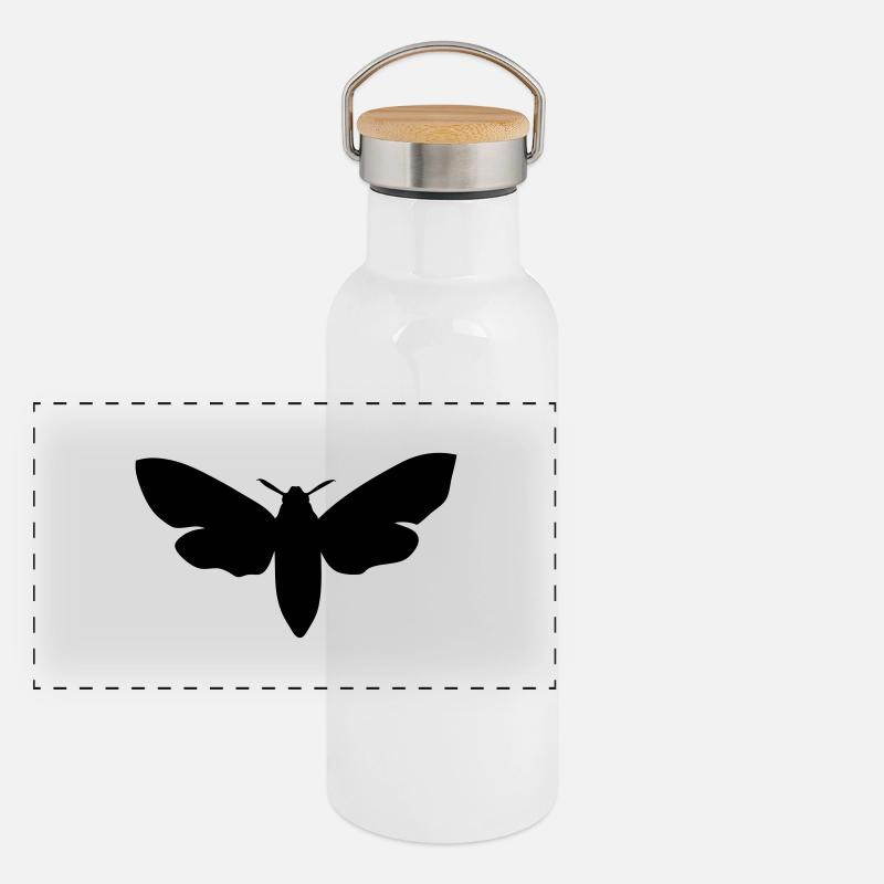 moth Panoramic Thermal Bottle with Bamboo Lid