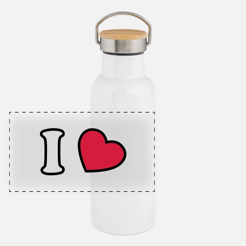 love2 Gourde isotherme avec bouchon en bambou